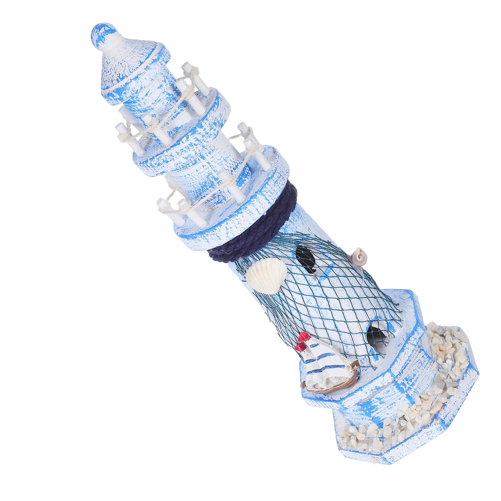 Mediterranean Style Lighthouse Home Decor Vintage Distressed Tabletop Sculpture for Beach House Nautical Decoration
Mediterranean Style Lighthouse Home Decor Vintage Distressed Tabletop Sculpture for Beach House Nautical Decoration