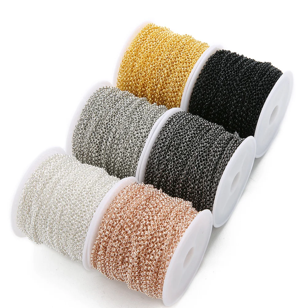 DIY Making Spool Shaped Chain Accessories Cable Bracelet Twisted Chains Sturdy Lightweight Long Length Jewelry Craft
DIY Making Spool Shaped Chain Accessories Cable Bracelet Twisted Chains Sturdy Lightweight Long Length Jewelry Craft