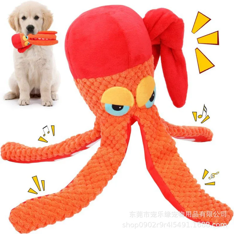 Pet Toys Popular Bite-resistant Dog Toys Four-clawed Fish Sound To Relieve Boredom and Pull Dog Bites Interactive Plush Toys
Pet Toys Popular Bite-resistant Dog Toys Four-clawed Fish Sound To Relieve Boredom and Pull Dog Bites Interactive Plush Toys