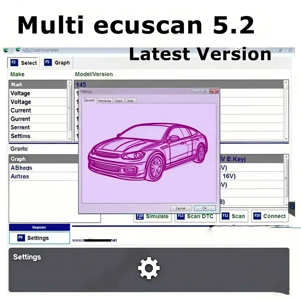 New Multi Ecu Scan work for ELM327 Multiecuscan 5.2 Car accessories for European and American car models OBD2 Scanner Software
New Multi Ecu Scan work for ELM327 Multiecuscan 5.2 Car accessories for European and American car models OBD2 Scanner Software