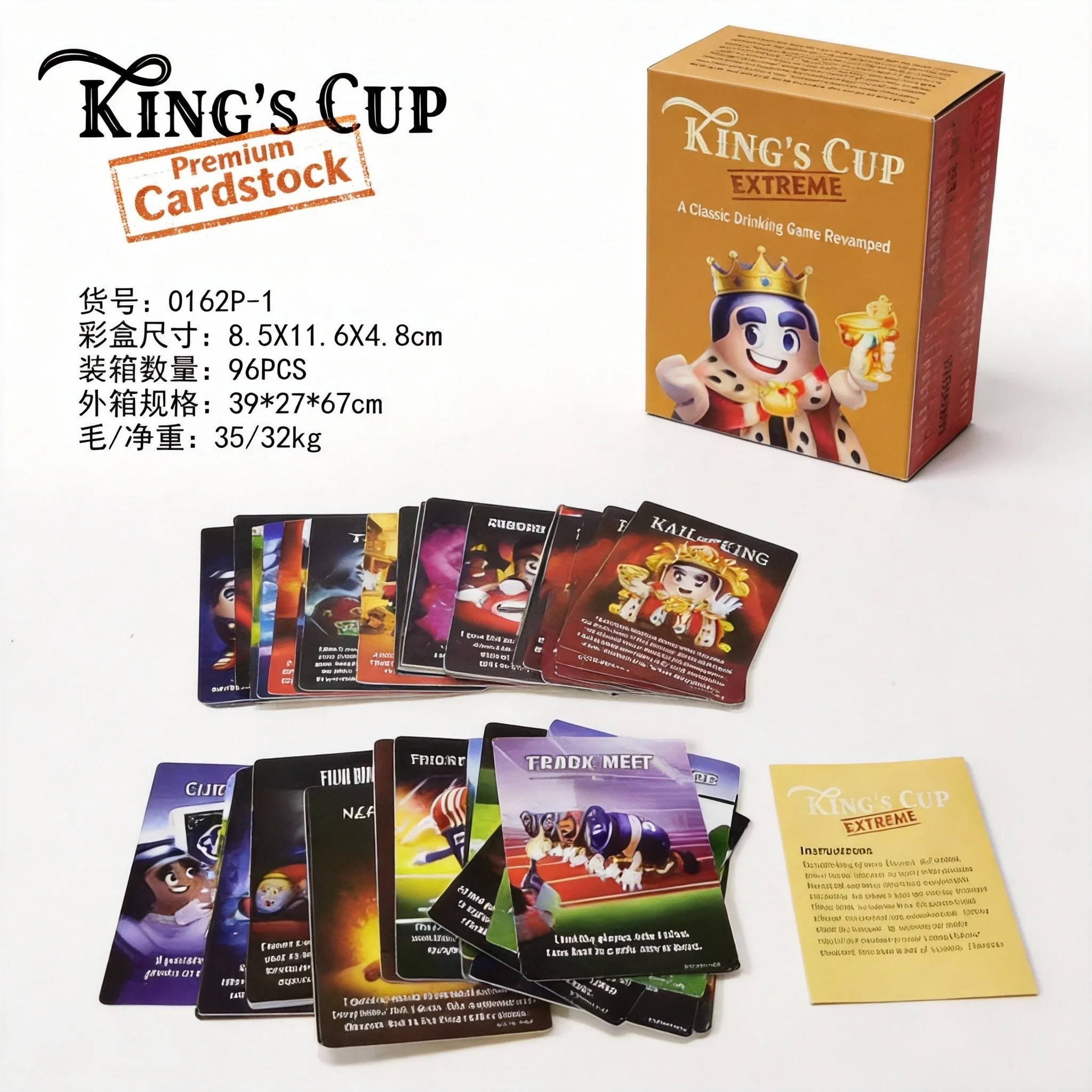 Королевский Кубок Экстрим - Улучшенная классическая игра для взрослых, для вечеринок и социальных мероприятий
Королевский Кубок Экстрим - Улучшенная классическая игра для взрослых, для вечеринок и социальных мероприятий