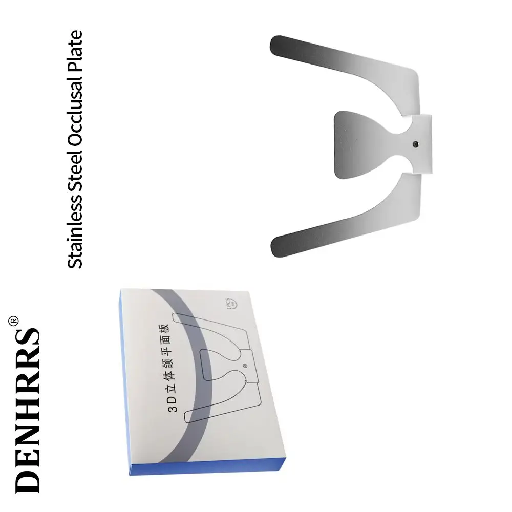 Dental Orthodontic 3D Occlusal Maxillary Casting Jaw Fox Plane Plate Complete Denture Aluminum Alloy 3 Dimensional Jaw Plate
Dental Orthodontic 3D Occlusal Maxillary Casting Jaw Fox Plane Plate Complete Denture Aluminum Alloy 3 Dimensional Jaw Plate