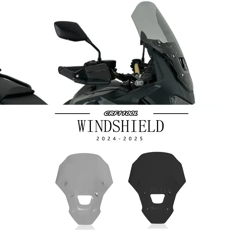 Motorcycle Windshield For Honda CRF1100L Africa Twin Adventure Sports 2024 2025 2026 Windscreen Wind Deflector Protector Screen
Motorcycle Windshield For Honda CRF1100L Africa Twin Adventure Sports 2024 2025 2026 Windscreen Wind Deflector Protector Screen