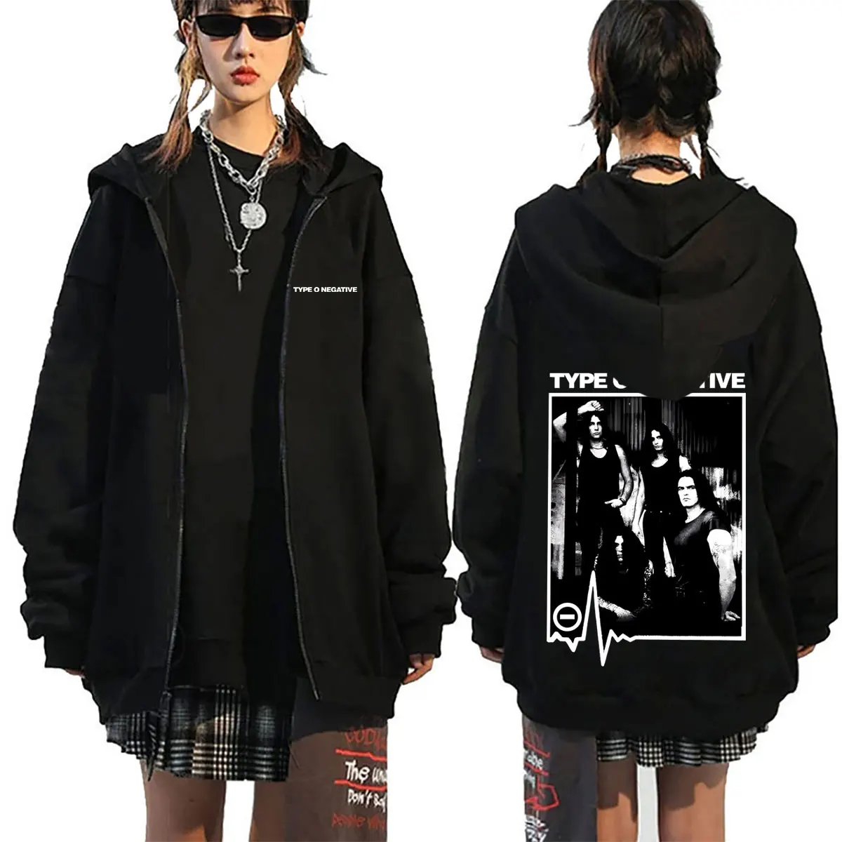 Type O Negative Zipper Hoodie Men Women Vintage Rock Metal Gothic Zip Up Jacket Coat Unisex Fashion Oversized Zip Up Sweatshirt
Type O Negative Zipper Hoodie Men Women Vintage Rock Metal Gothic Zip Up Jacket Coat Unisex Fashion Oversized Zip Up Sweatshirt