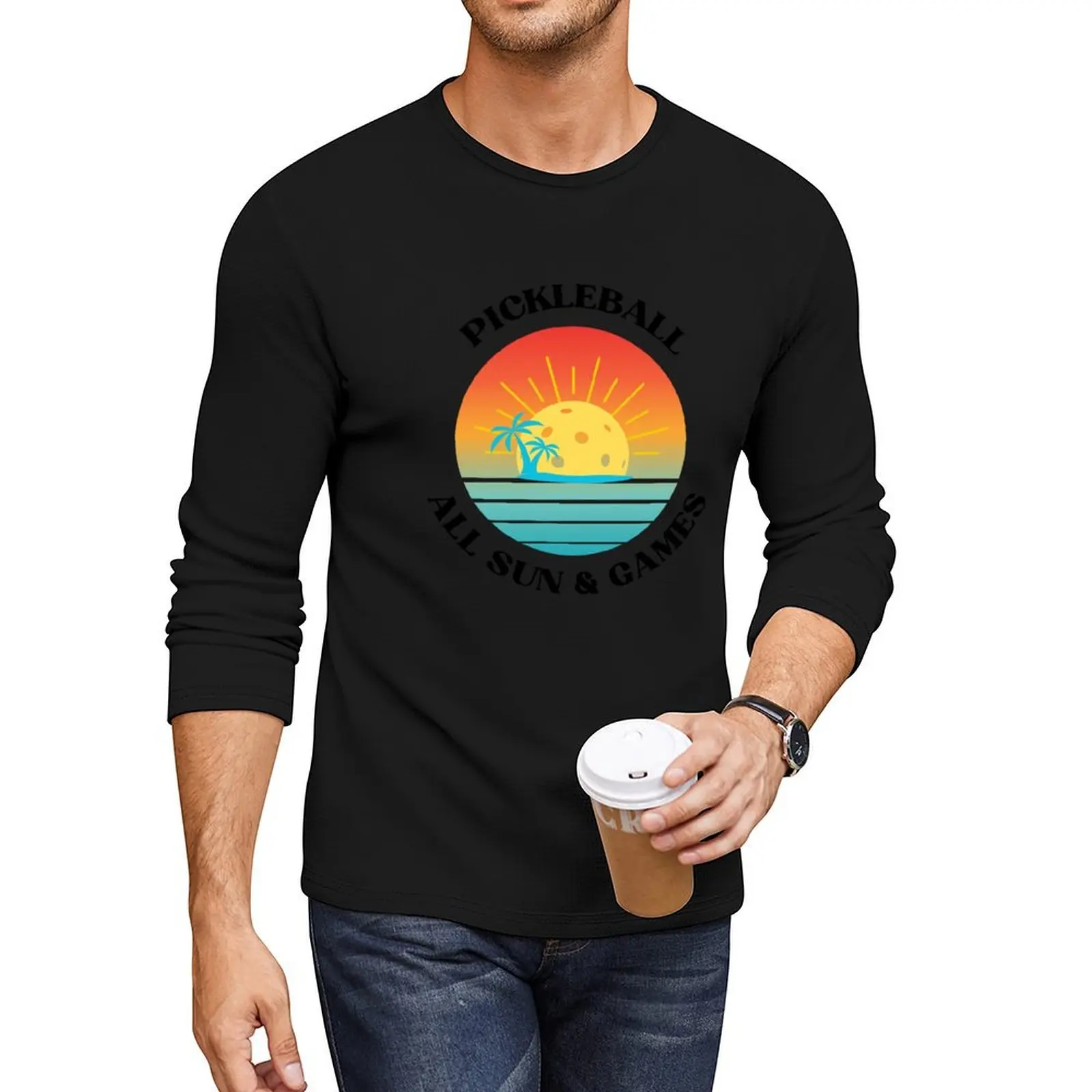 Pickleball All Sun & Games Pickleball Long T-Shirt man clothes Tee shirt quick-drying t-shirt mens t shirts casual stylish
Pickleball All Sun & Games Pickleball Long T-Shirt man clothes Tee shirt quick-drying t-shirt mens t shirts casual stylish