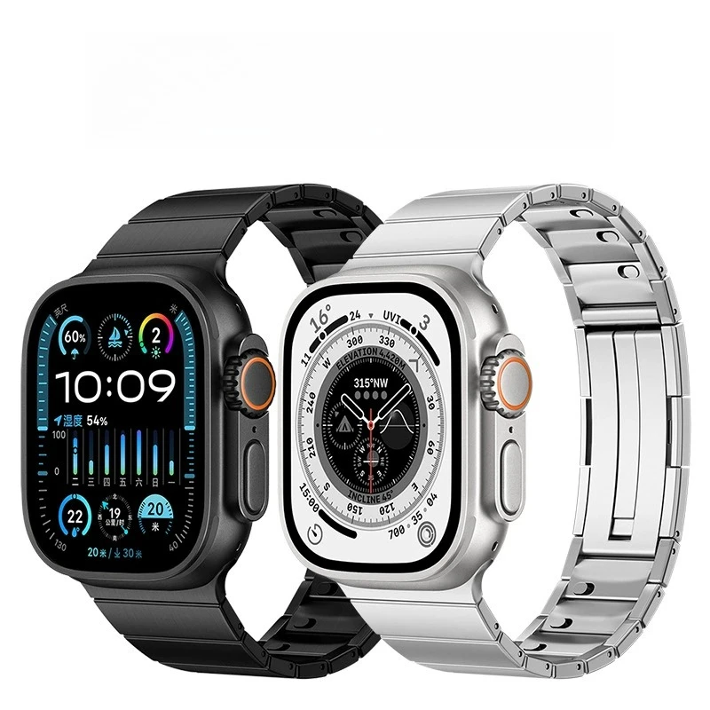 Quick Release Thin One Bead Steel Band Business Chain Strap for Apple Watch iWatch 11 Ultra 3 Metal Watch Band
Quick Release Thin One Bead Steel Band Business Chain Strap for Apple Watch iWatch 11 Ultra 3 Metal Watch Band