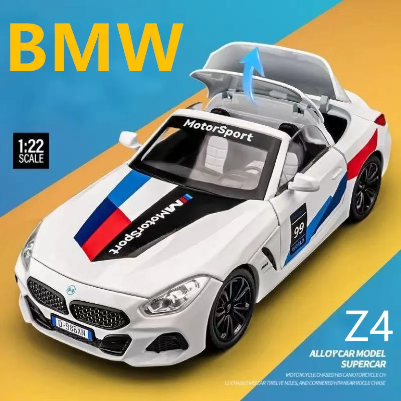 1:22 Z4 M40i Coupe Roadster Alloy Convertible Sports Car Model Diecasts Metal Racing Car Vehicles Model Simulation Kids Toy Gift
1:22 Z4 M40i Coupe Roadster Alloy Convertible Sports Car Model Diecasts Metal Racing Car Vehicles Model Simulation Kids Toy Gift