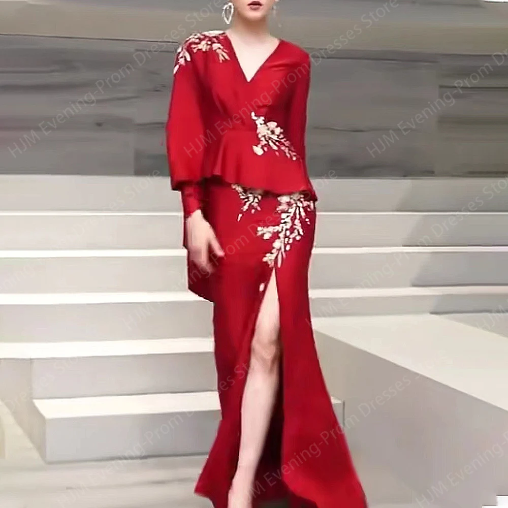 Elegant Long Evening Dresses for Women V-Neck Floor-Length Side Slit Prom Party Wedding Special Events Ceremony Gala Dress 2024
Elegant Long Evening Dresses for Women V-Neck Floor-Length Side Slit Prom Party Wedding Special Events Ceremony Gala Dress 2024