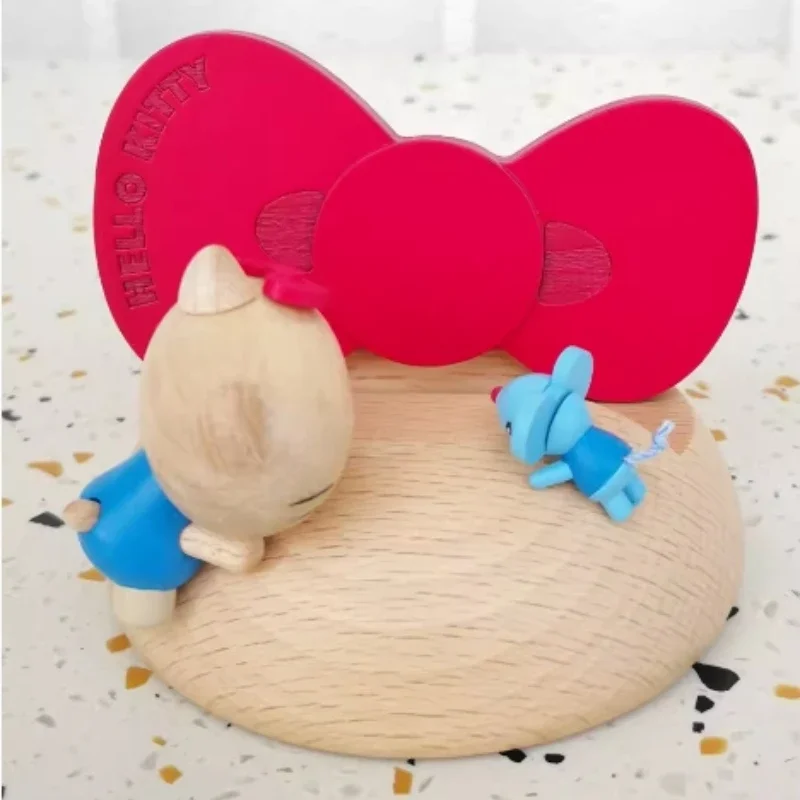 Sanrio Hello Kitty Cartoon Table Decoration Desktop Holder Stand Cute Solid Wood Model Toy Kid Birthday Christmas Gifts
Sanrio Hello Kitty Cartoon Table Decoration Desktop Holder Stand Cute Solid Wood Model Toy Kid Birthday Christmas Gifts
