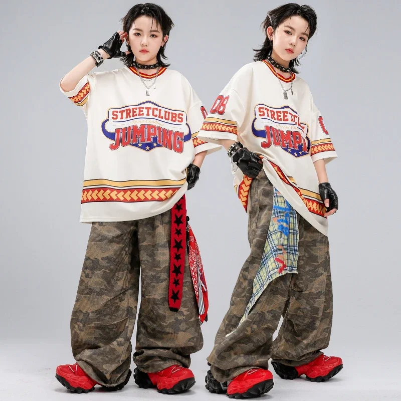 Hip Hop Clothing Boys Jazz Dance Costume Short Sleeve T Shirt Tops Baggy Pants Group Hip Hop Performance Wear Rave Clothes Sets
Hip Hop Clothing Boys Jazz Dance Costume Short Sleeve T Shirt Tops Baggy Pants Group Hip Hop Performance Wear Rave Clothes Sets
