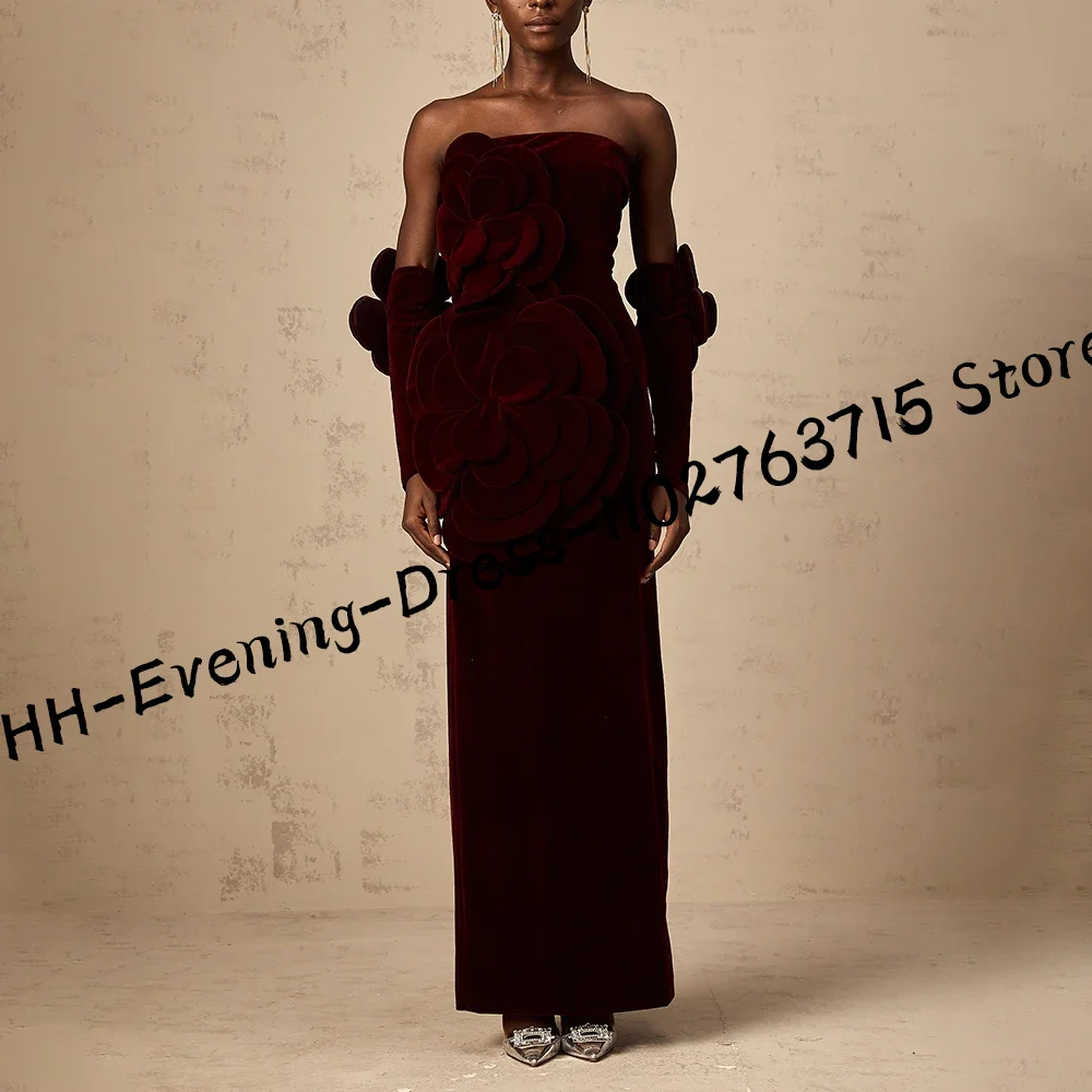 Classic Strapless Floral Simple Straight Formal Evening Dresses Birthday Party Prom Gowns Customized
Classic Strapless Floral Simple Straight Formal Evening Dresses Birthday Party Prom Gowns Customized