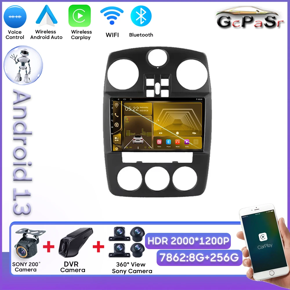 Android Radio For Chrysler PT Cruiser 2007-2009 Stereo Head Unit GPS Navigation Multimedia Player Mirror Link Carplay 8 Core 5G
Android Radio For Chrysler PT Cruiser 2007-2009 Stereo Head Unit GPS Navigation Multimedia Player Mirror Link Carplay 8 Core 5G