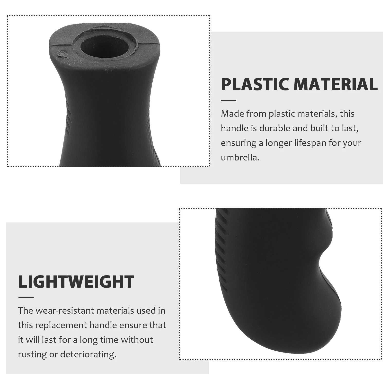 Rain Plastic Anti-Slip Grip Compact Lightweight Umbrella Handle Replacement For Daily Use Sturdy Umbrella Handle Replacement
Rain Plastic Anti-Slip Grip Compact Lightweight Umbrella Handle Replacement For Daily Use Sturdy Umbrella Handle Replacement