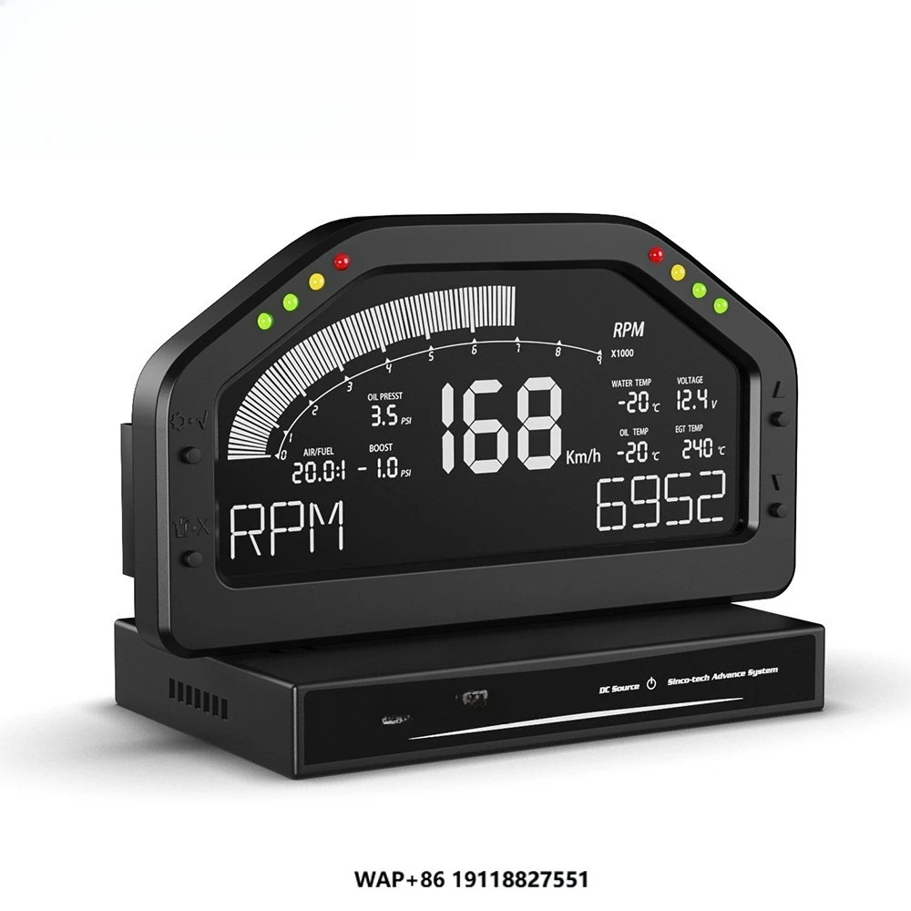 QSF Universal Car Modification Instrument Sensor Black and White Screen with Colorful Backlight Chinese English Version DO926NB
QSF Universal Car Modification Instrument Sensor Black and White Screen with Colorful Backlight Chinese English Version DO926NB