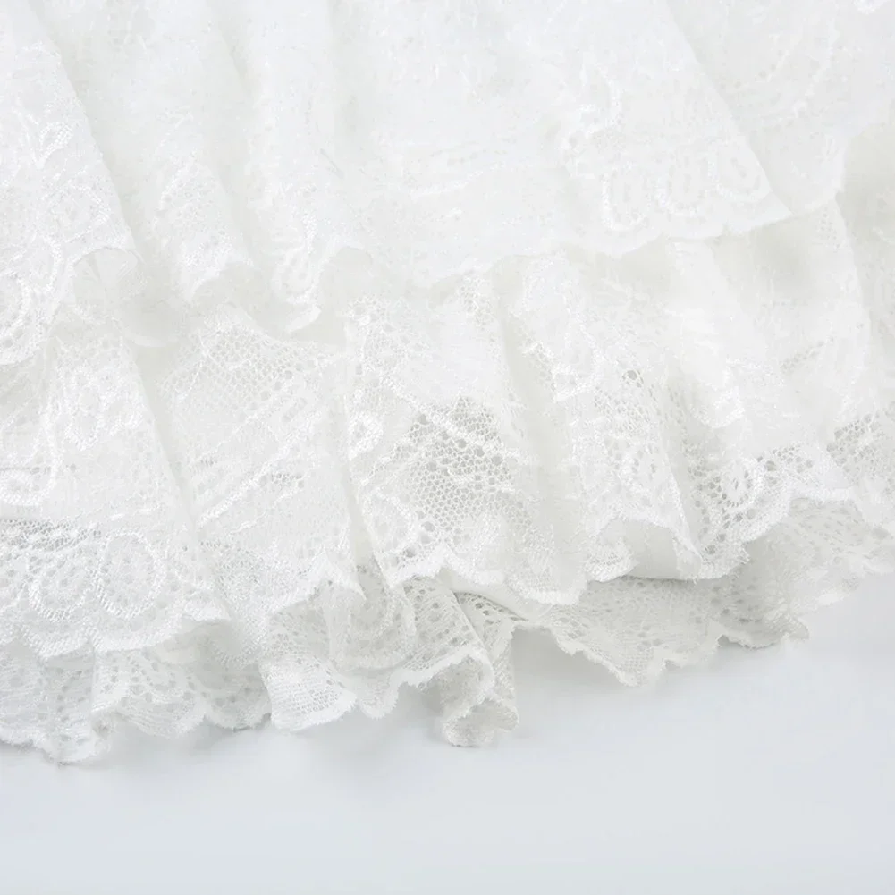 New Women Summer Thin Lace Y2K Low Waist Short A Skirt Hot Layered Skirt Streetwear Solid Spicy Girl Ultra Short Female Skirt
New Women Summer Thin Lace Y2K Low Waist Short A Skirt Hot Layered Skirt Streetwear Solid Spicy Girl Ultra Short Female Skirt