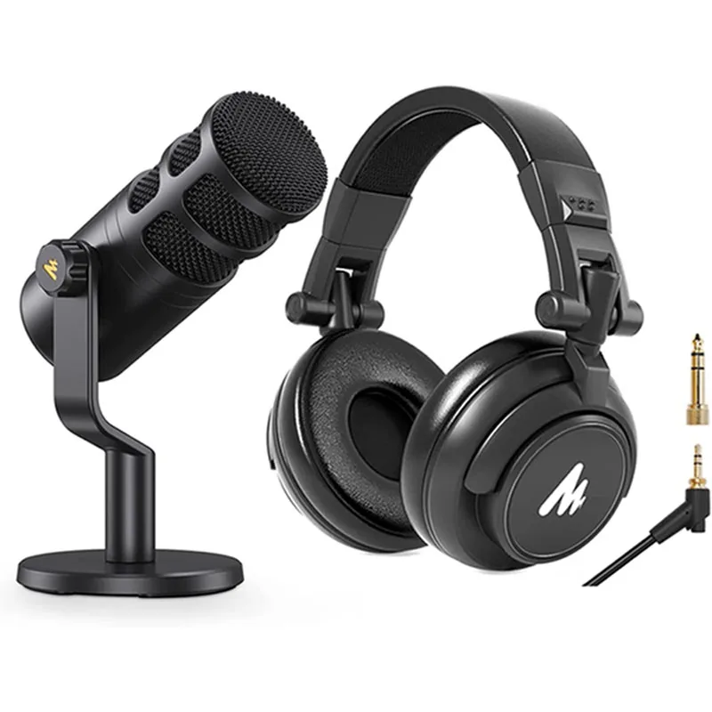 Maono AU-MH601 Podcast Headphone Headset 3.5mm 6.35mm Record Clear Sound Block Noise Live Stream Game Sing Music
Maono AU-MH601 Podcast Headphone Headset 3.5mm 6.35mm Record Clear Sound Block Noise Live Stream Game Sing Music