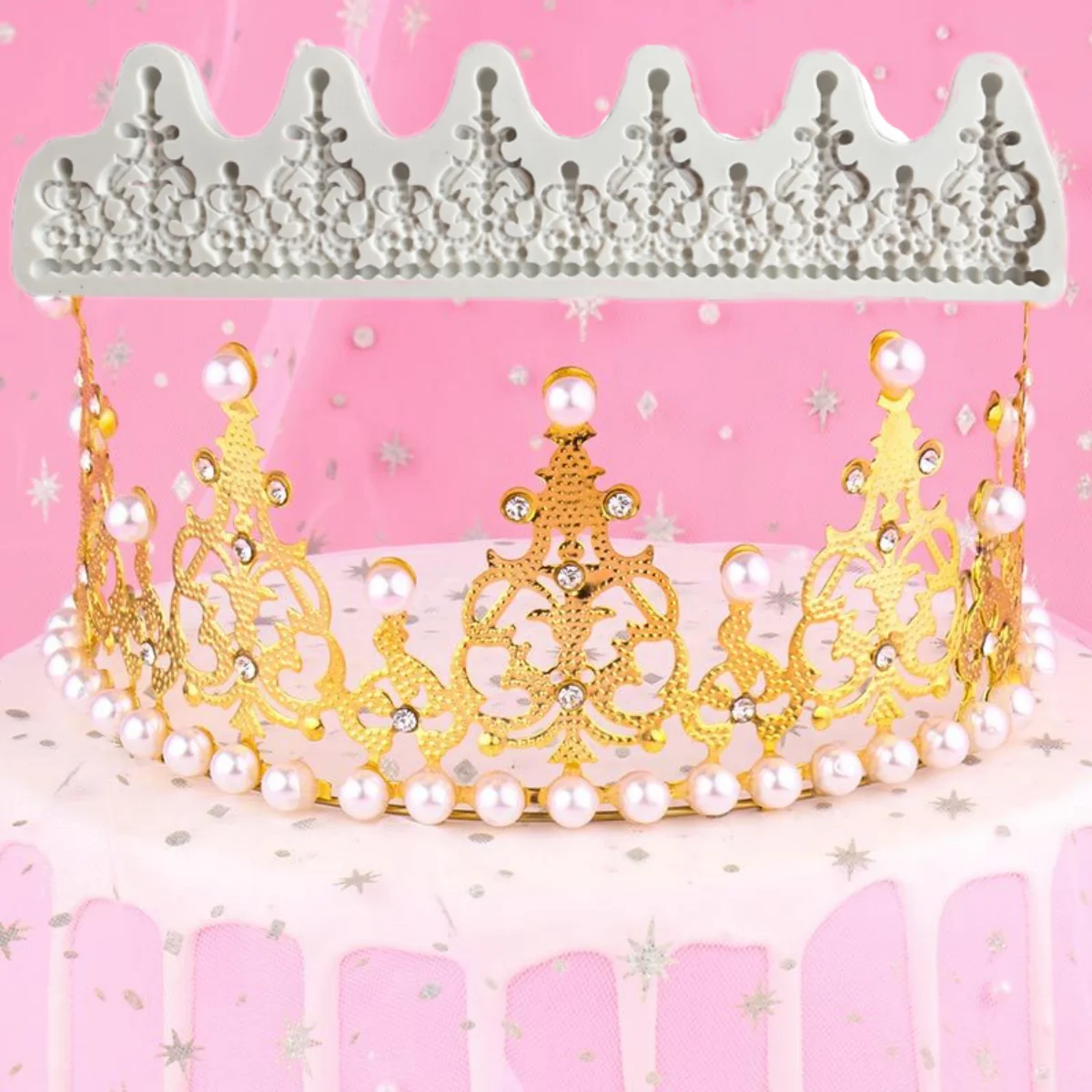 3D Large Queen Crown Silicone Molds DIY Fondant Chocolate Sugarcraft Candy Resin Mould Cake Rim Decor Craft Kitchen Baking Tools
3D Large Queen Crown Silicone Molds DIY Fondant Chocolate Sugarcraft Candy Resin Mould Cake Rim Decor Craft Kitchen Baking Tools