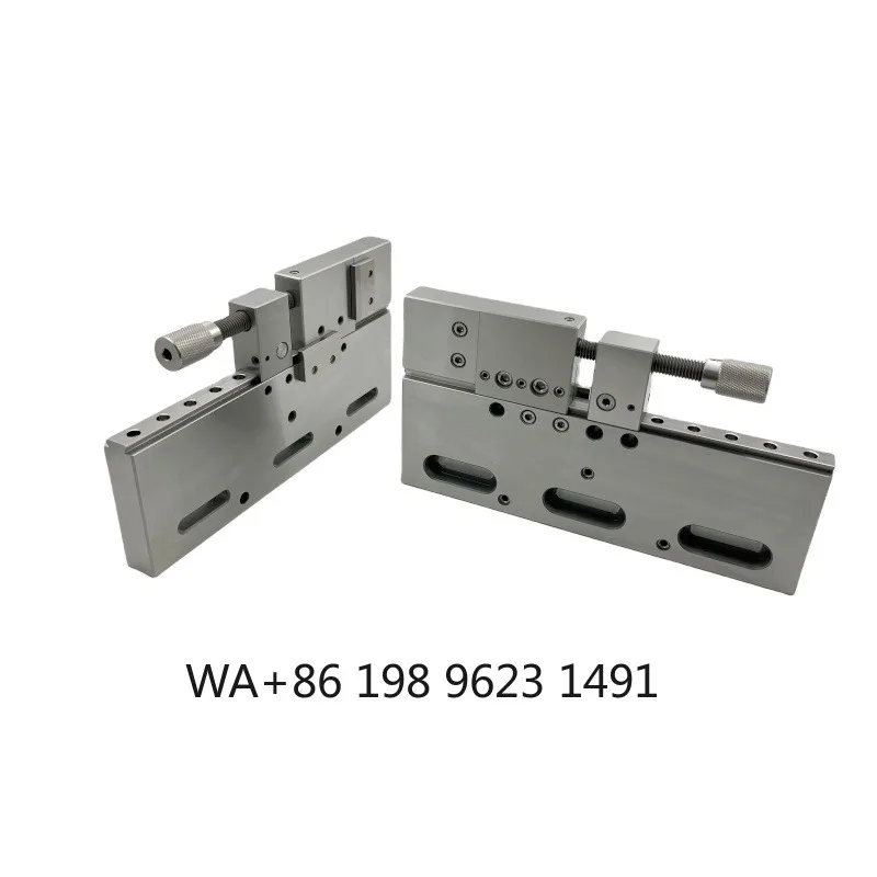 HE-V06608 Stainless Steel GINI Vise Clamp High Precision WEDM Workpiece Fixture for CNC Wire Cutting Machining Center Tools
HE-V06608 Stainless Steel GINI Vise Clamp High Precision WEDM Workpiece Fixture for CNC Wire Cutting Machining Center Tools