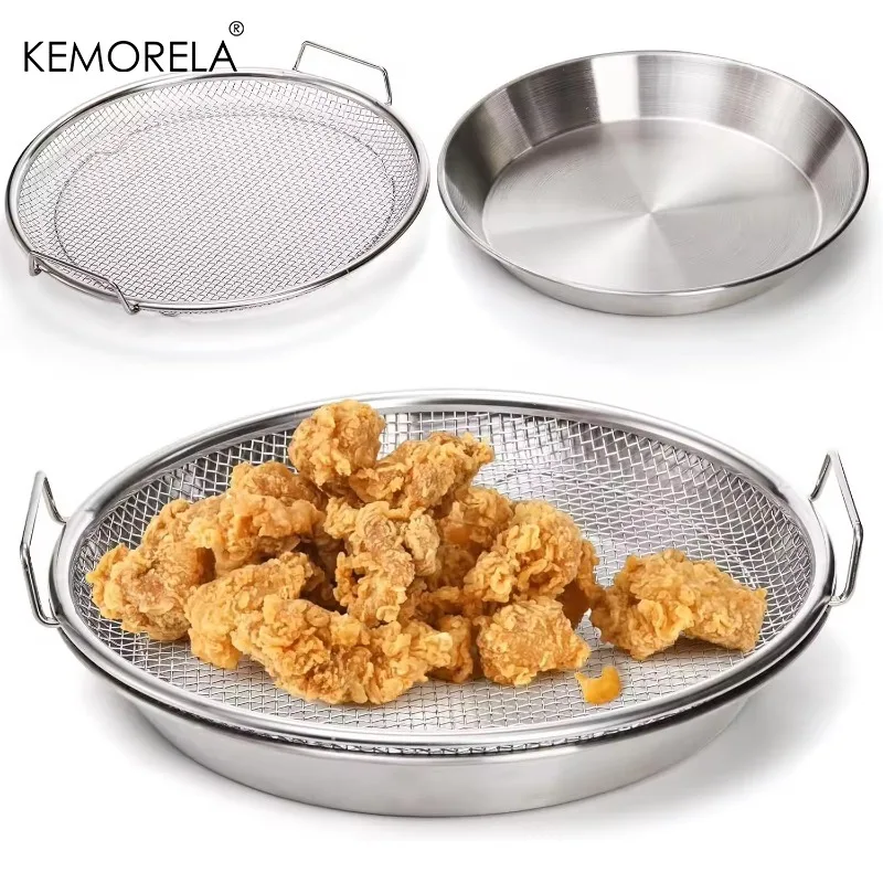 Polished Stainless Steel Oil Filter Tray, Reusable Round Mesh Basket for Frying/Grilling,All-Season Kitchen Strainer with Handle
Polished Stainless Steel Oil Filter Tray, Reusable Round Mesh Basket for Frying/Grilling,All-Season Kitchen Strainer with Handle