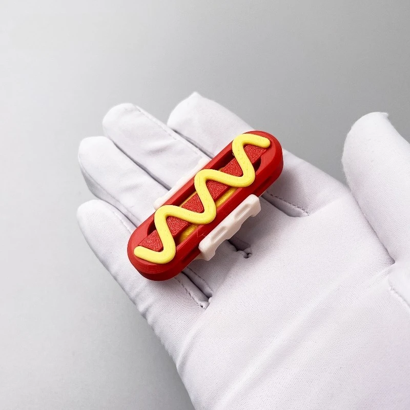 Novel Hot Dog Bun EDC Fidget Slider Creative Plastic EDC Fidget Toys Mechanical Magnetic Push Haptic Slider Idea Gifts for Adult
Novel Hot Dog Bun EDC Fidget Slider Creative Plastic EDC Fidget Toys Mechanical Magnetic Push Haptic Slider Idea Gifts for Adult