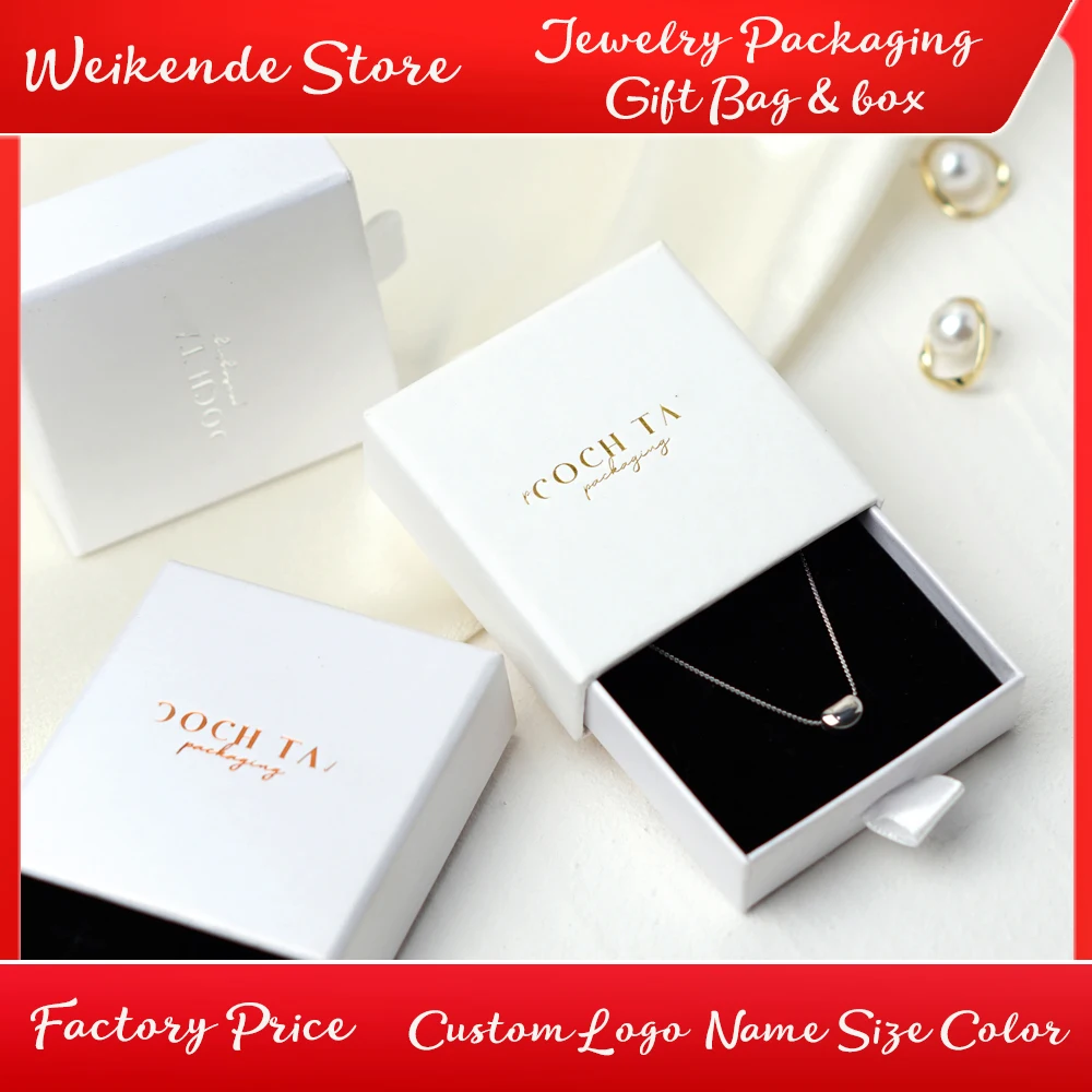 Custom Logo Jewelry Paper Drawer Box Ring Earring Stud Necklace Pendant Bracelet Organizer Bags Display Wedding Travel Gift Pack
Custom Logo Jewelry Paper Drawer Box Ring Earring Stud Necklace Pendant Bracelet Organizer Bags Display Wedding Travel Gift Pack