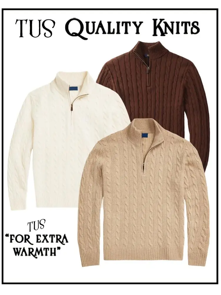 Layette Classic Camere Blend Витой вязаный свитер в американском стиле ретро f на молнии Повседневный вязаный топ из смеси хлопка Прямая ткань...
Layette Classic Camere Blend Витой вязаный свитер в американском стиле ретро f на молнии Повседневный вязаный топ из смеси хлопка Прямая ткань...