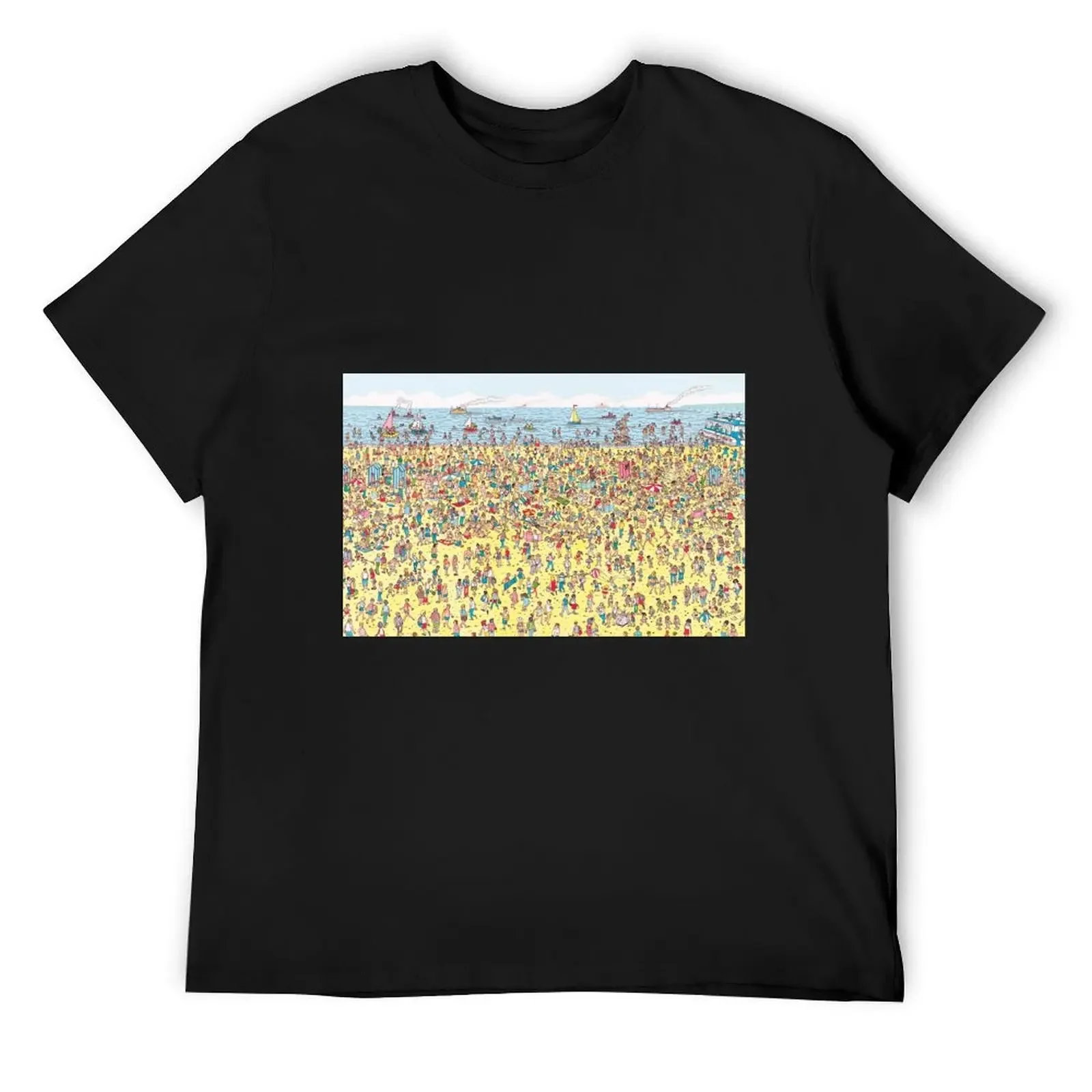 Where's Wally/ Waldo - find Wally/ Waldo Book - Part III Where’s Wally at the beach T-Shirt
Where's Wally/ Waldo - find Wally/ Waldo Book - Part III Where’s Wally at the beach T-Shirt