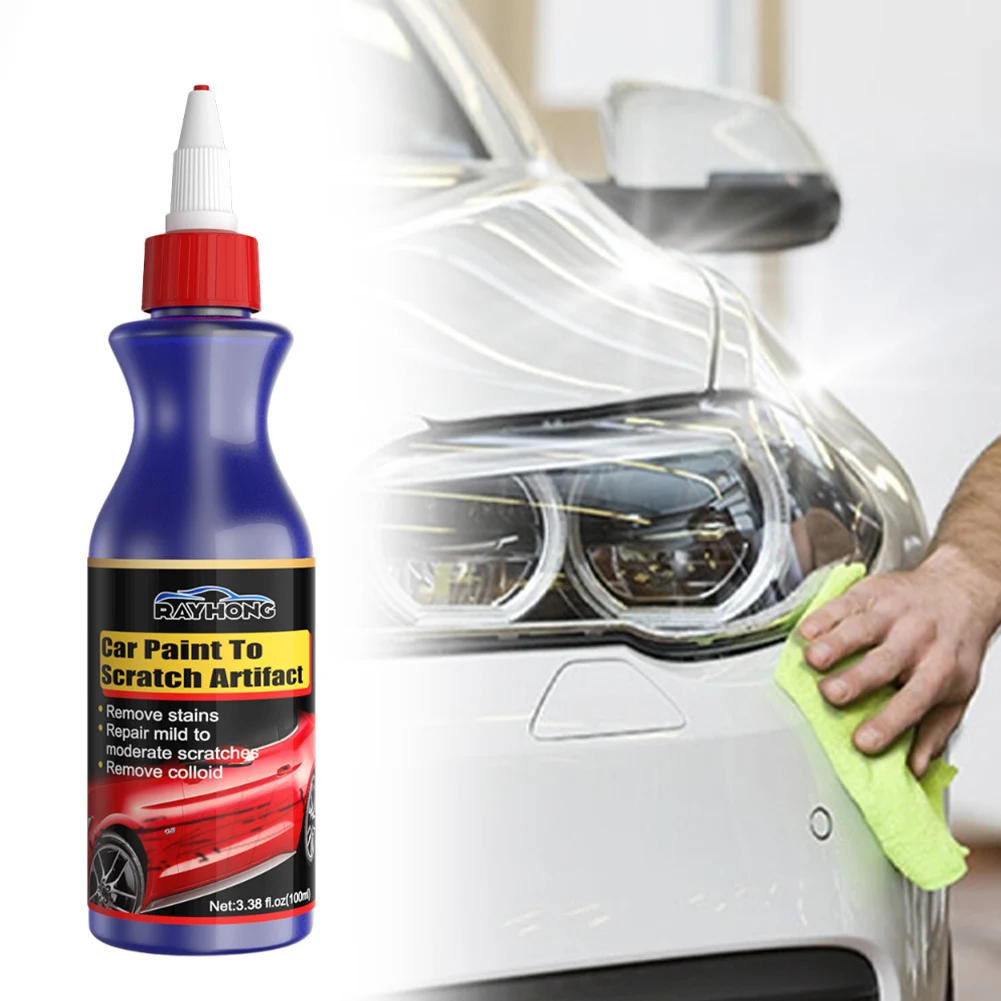 100ml Car Scratch Remover with Sponge Paint Scratch Repair Agent Auto Repair Wax Agent for Vehicles Car Paint Scratch Repair
100ml Car Scratch Remover with Sponge Paint Scratch Repair Agent Auto Repair Wax Agent for Vehicles Car Paint Scratch Repair