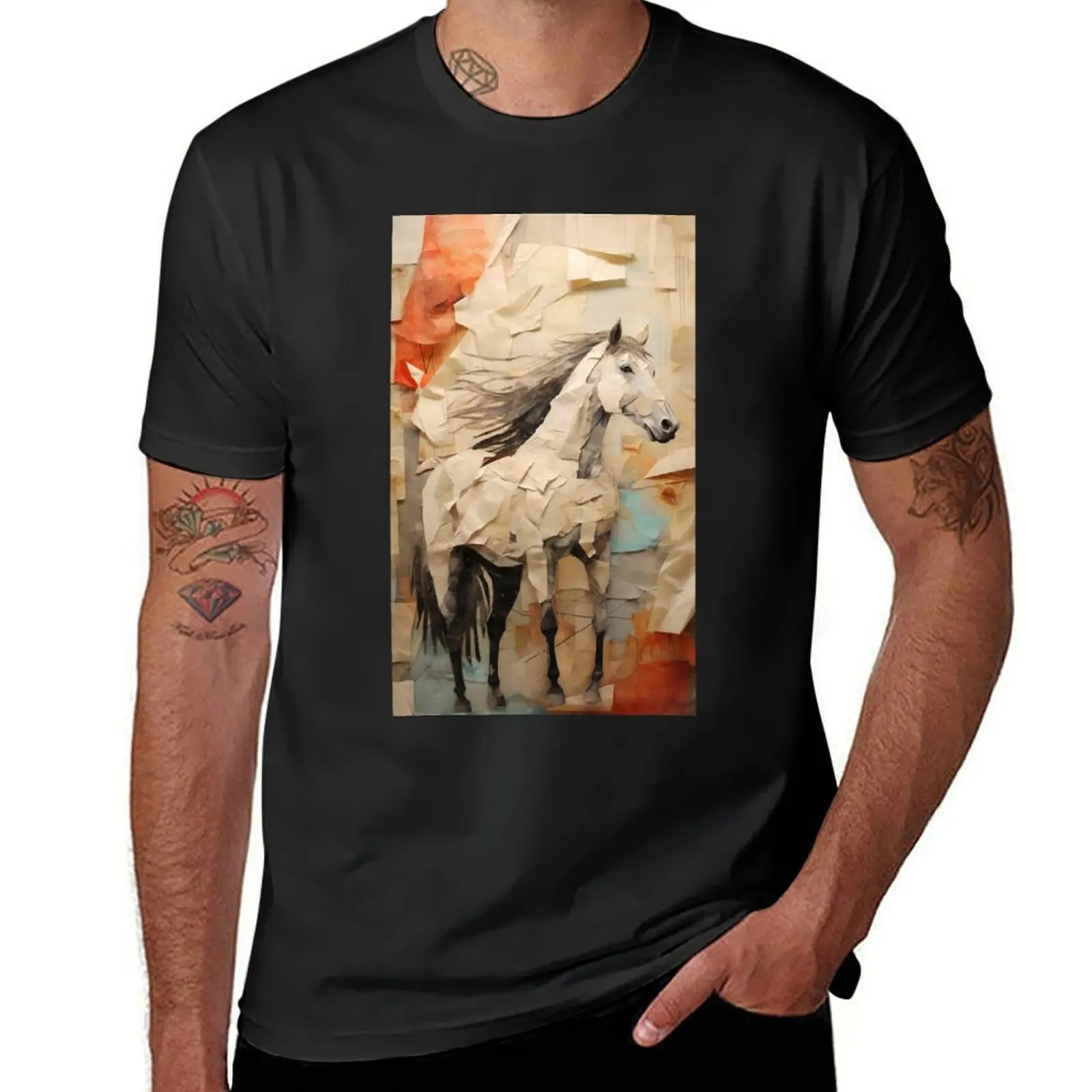 Heroic Beige Horse Collage Portrait T-Shirt plus sizes blacks blanks mens t shirts
Heroic Beige Horse Collage Portrait T-Shirt plus sizes blacks blanks mens t shirts