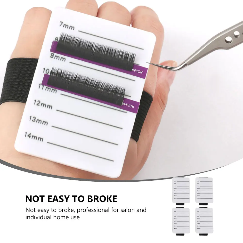 4pcs Pallet Holder Professional Lash Artist Plate Not Easy To Break Lightweight Durable Clear Number Tray For Salon Home Use
4pcs Pallet Holder Professional Lash Artist Plate Not Easy To Break Lightweight Durable Clear Number Tray For Salon Home Use