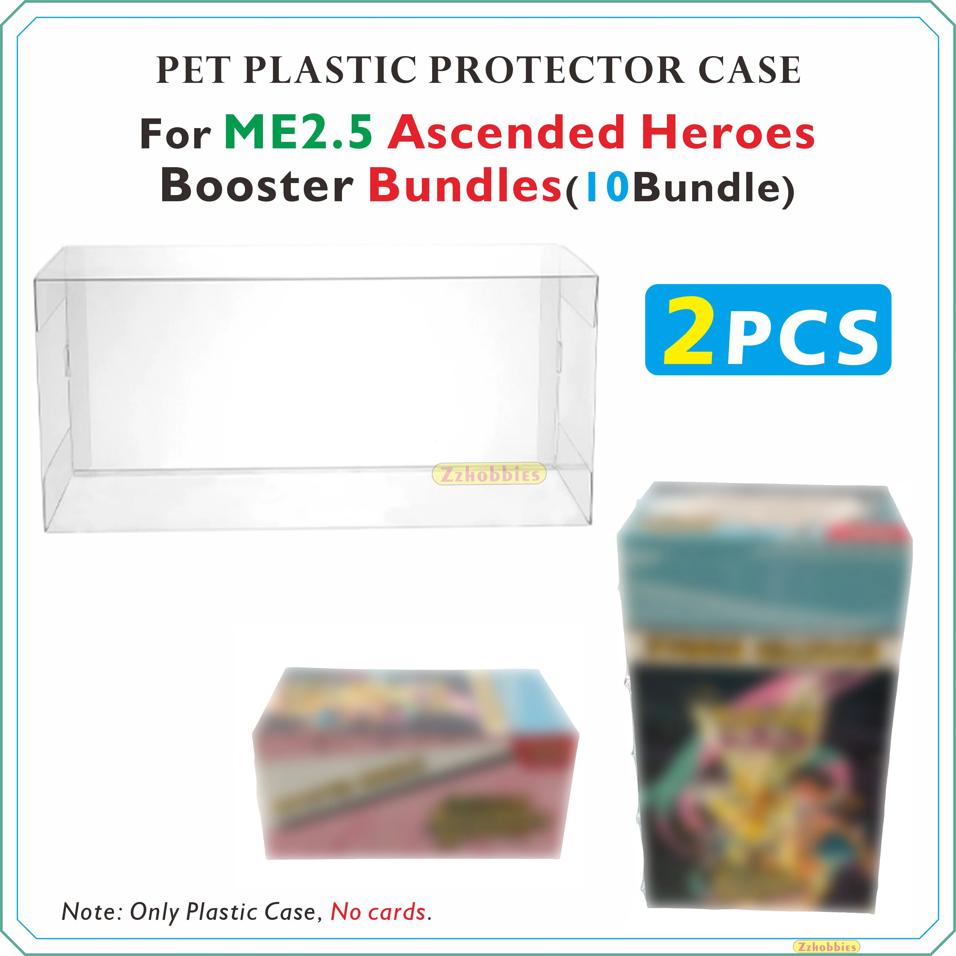 2PCS Plastic Protector Case For ME2.5 Ascended Heroes BoosterBundles(10Bundle)
2PCS Plastic Protector Case For ME2.5 Ascended Heroes BoosterBundles(10Bundle)