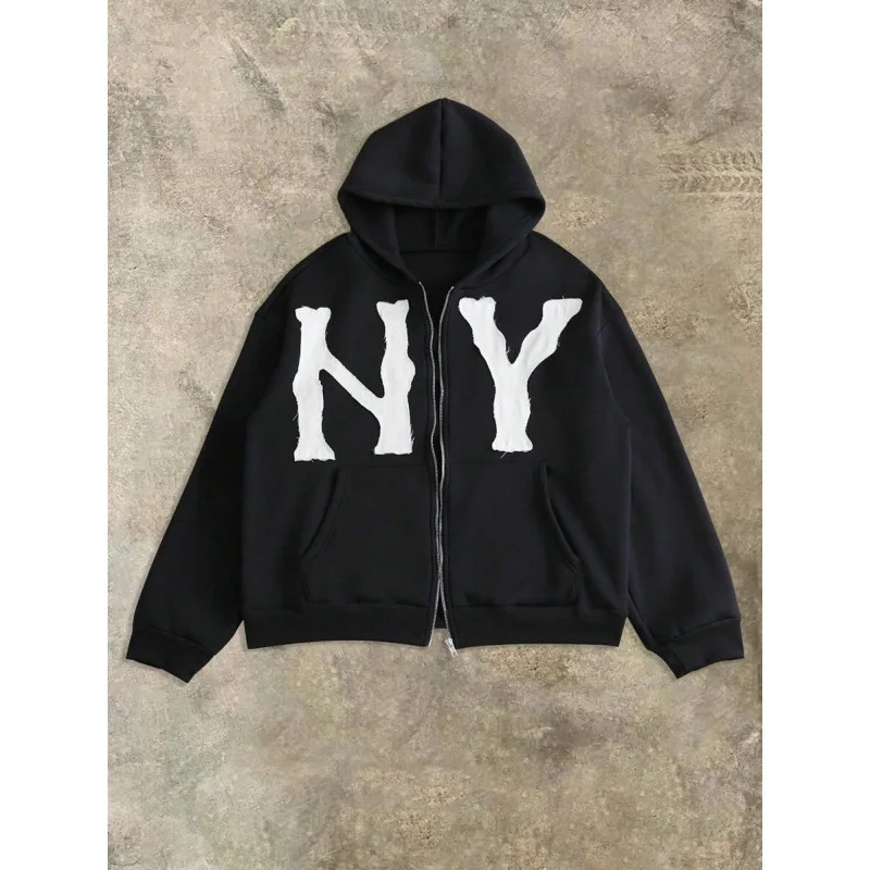 Letter Print Cardigan Sweater Hoodie Cross-Border Floral Print Unisex Spring Autumn Comfortable Fit Soft Cotton Sweatshirt
Letter Print Cardigan Sweater Hoodie Cross-Border Floral Print Unisex Spring Autumn Comfortable Fit Soft Cotton Sweatshirt