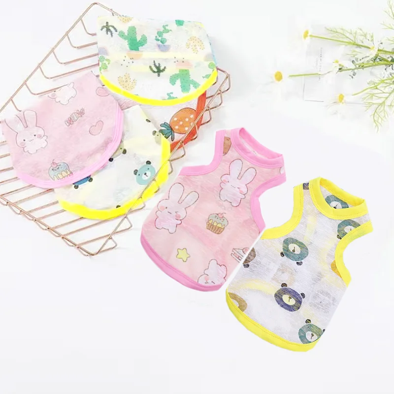 Thin Dog Vest with Cute Print Clothes for Small Dogs Puppy Costume Chihuahua Sunscreen Dog Cooling Vest Grils Dog T-Shirt Summer
Thin Dog Vest with Cute Print Clothes for Small Dogs Puppy Costume Chihuahua Sunscreen Dog Cooling Vest Grils Dog T-Shirt Summer