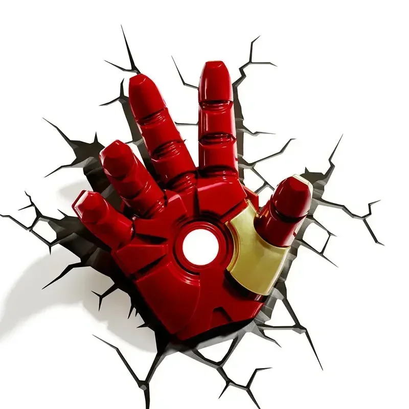 Creative superhero Ironman Iron man Helmet Glove model 3D Wall Lamp Unique LED light Glove lamp Home room decorations kids gift
Creative superhero Ironman Iron man Helmet Glove model 3D Wall Lamp Unique LED light Glove lamp Home room decorations kids gift