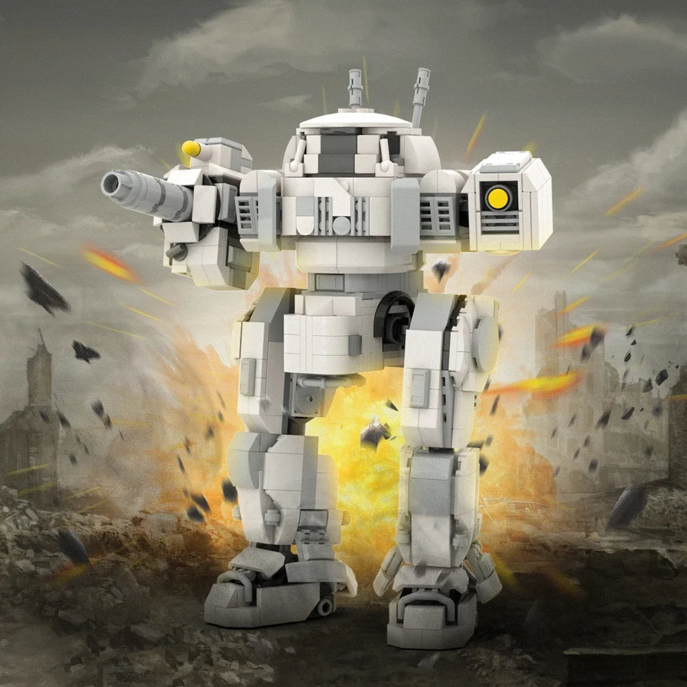 MOC UrbanMech Building Blocks Set Battle Mecha Game Robot Model Collection 888 Pieces Bricks Toys for Adult Kids Birthday Gift
MOC UrbanMech Building Blocks Set Battle Mecha Game Robot Model Collection 888 Pieces Bricks Toys for Adult Kids Birthday Gift