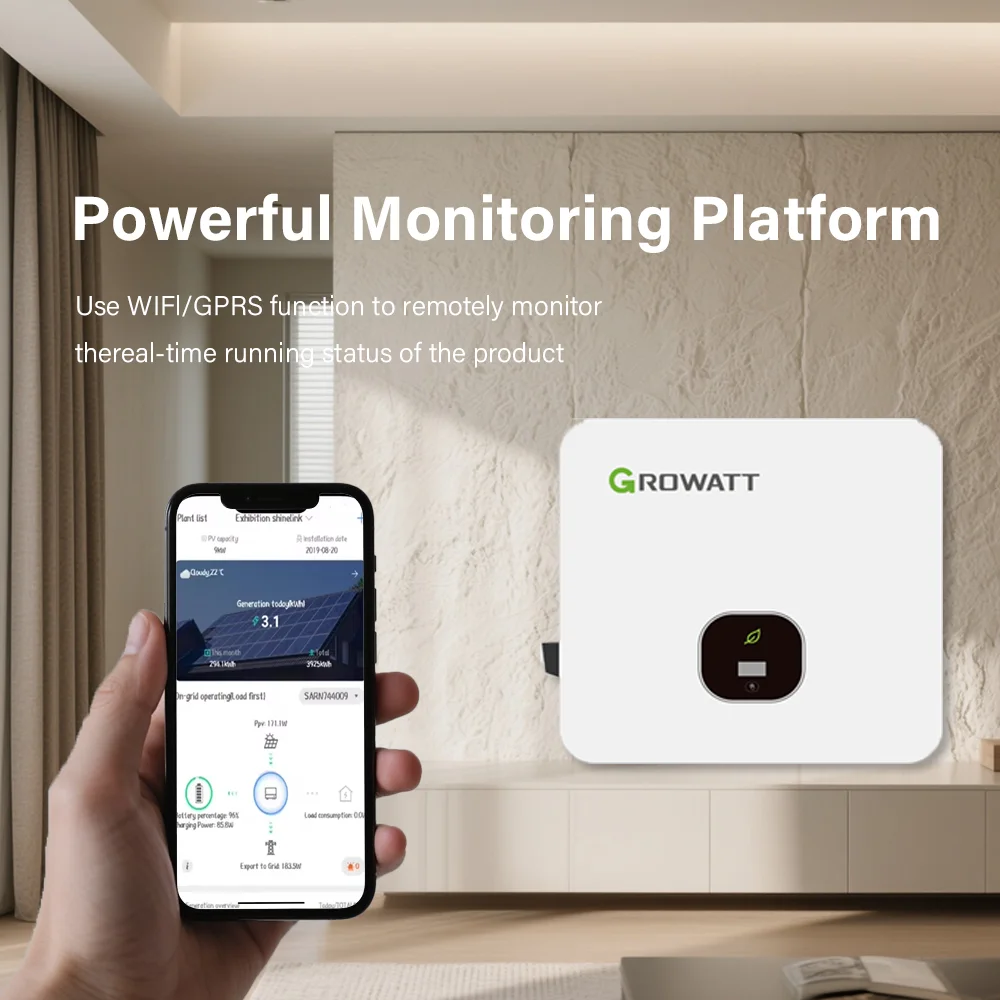 Growatt MOD 10KTL3-X2 10kw On-Grid Solar Inverter with Triple Phase Output Solar Battery Inverter
Growatt MOD 10KTL3-X2 10kw On-Grid Solar Inverter with Triple Phase Output Solar Battery Inverter