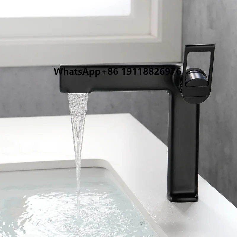 Jiangmen Kaiping Factory Cupc Matte Black 59% Brass Hot Cold Water Bathroom Sink Wash Basin Faucets for Bathroom Basin
Jiangmen Kaiping Factory Cupc Matte Black 59% Brass Hot Cold Water Bathroom Sink Wash Basin Faucets for Bathroom Basin