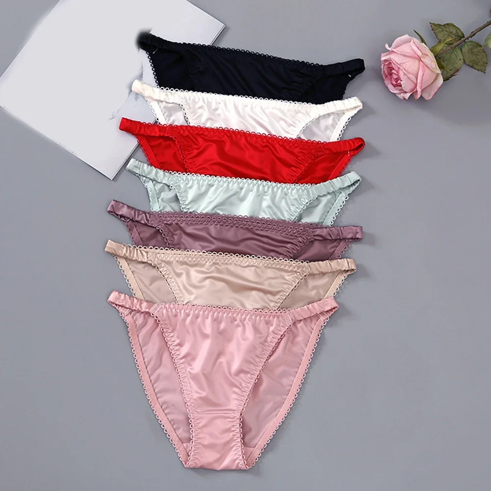 Womens Underwear Sexy Low Waist Thin Straps Breathable Women's Panties Sports Breathable Thin Briefs 6Color Sexy Female Lingerie
Womens Underwear Sexy Low Waist Thin Straps Breathable Women's Panties Sports Breathable Thin Briefs 6Color Sexy Female Lingerie