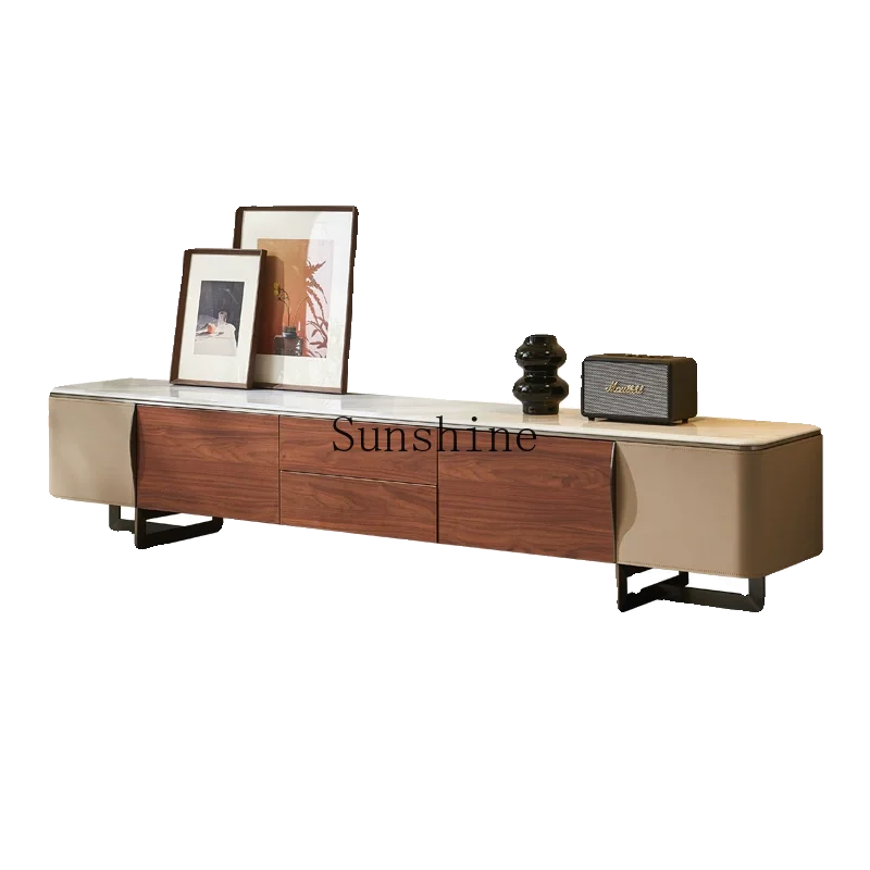 Minimalist saddle leather TV cabinet Modern simple household small apartment locker
Minimalist saddle leather TV cabinet Modern simple household small apartment locker