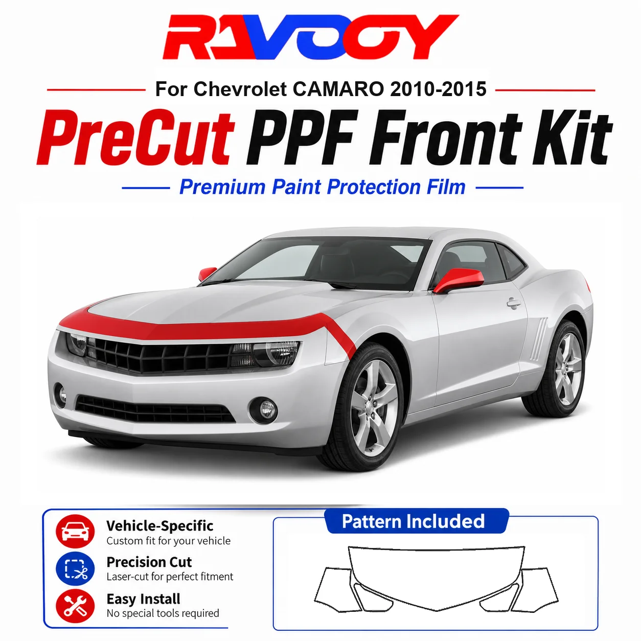 8.5mil TPU Precut PPF Kit For 2025-2026 Acura ADX - Hood, Partial Fenders & Full Mirror Set - Self-Healing Gloss Clear Bra Film
8.5mil TPU Precut PPF Kit For 2025-2026 Acura ADX - Hood, Partial Fenders & Full Mirror Set - Self-Healing Gloss Clear Bra Film
