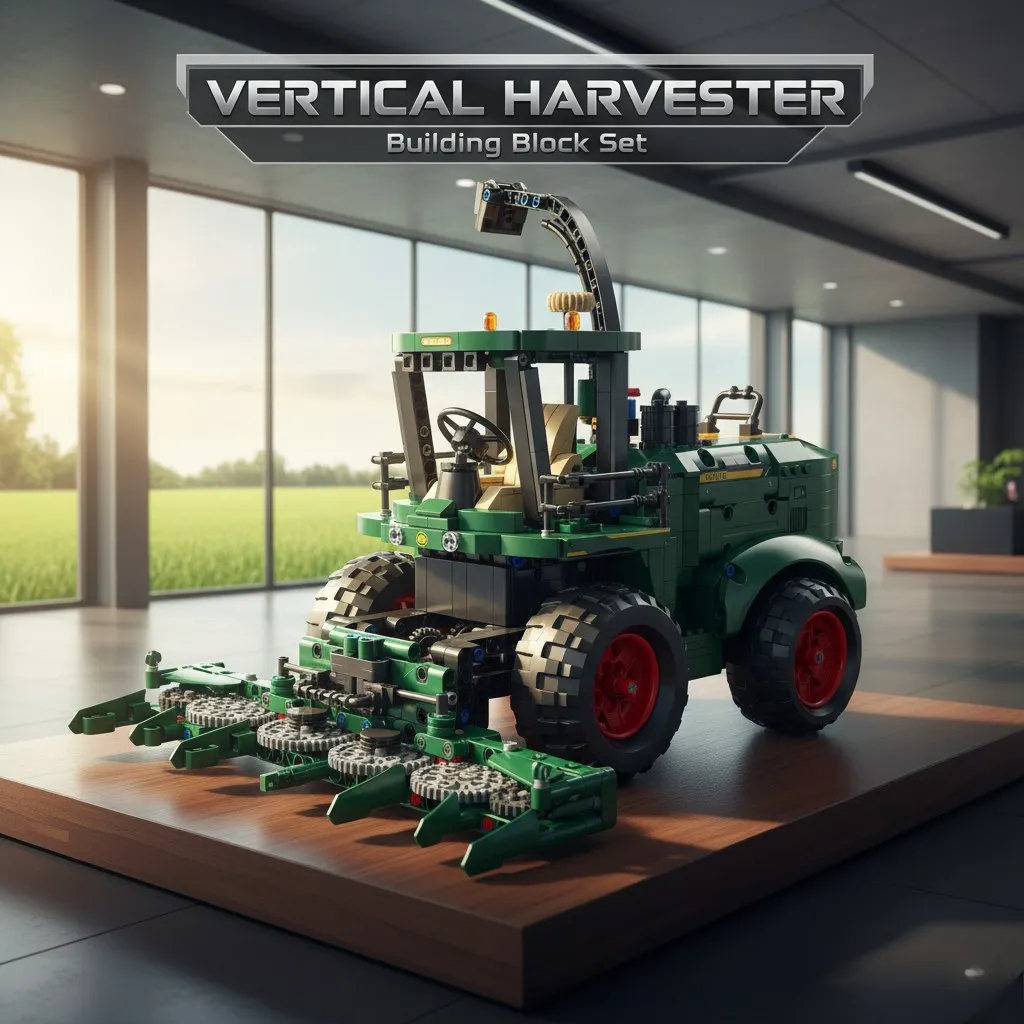 Building Blocks Farm Machinery Model Set Vertical Harvester Assembly Toys Desktop Ornament Boys Creative Birthday Gift 1162PCS
Building Blocks Farm Machinery Model Set Vertical Harvester Assembly Toys Desktop Ornament Boys Creative Birthday Gift 1162PCS