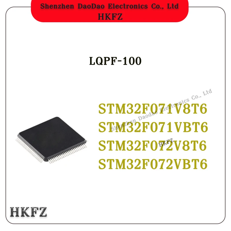 STM32F071V8T6 STM32F071VBT6 STM32F072V8T6 STM32F072VBT6 IC MCU Chip LQFP-100 Microcontrol chip
STM32F071V8T6 STM32F071VBT6 STM32F072V8T6 STM32F072VBT6 IC MCU Chip LQFP-100 Microcontrol chip