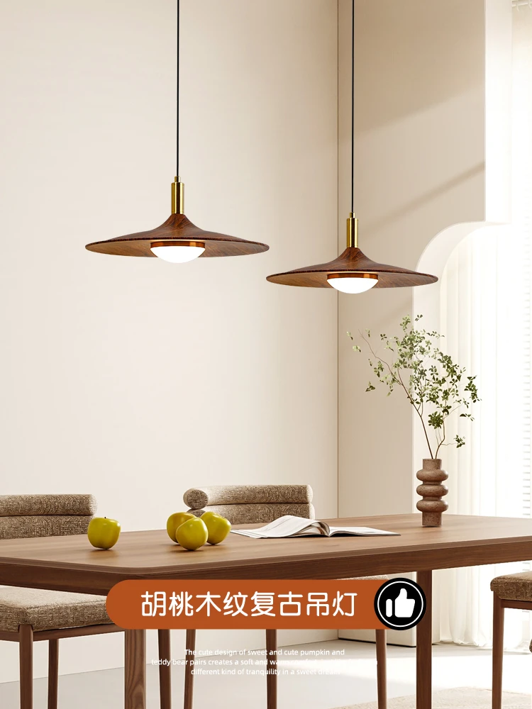 Japanese retro restaurant chandelier medieval walnut color bar counter flying saucer light wabi-sabi wind sleeping tea room
Japanese retro restaurant chandelier medieval walnut color bar counter flying saucer light wabi-sabi wind sleeping tea room