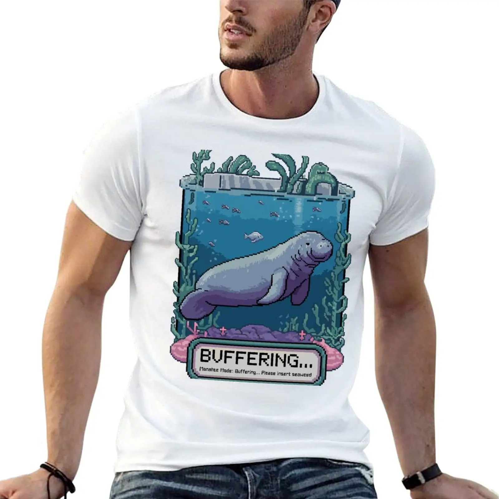 Buffering Manatee Mode – Cute Pixel Ocean Animal T-Shirt essential t shirt t shirts for man graphic tees T-Shirt
Buffering Manatee Mode – Cute Pixel Ocean Animal T-Shirt essential t shirt t shirts for man graphic tees T-Shirt