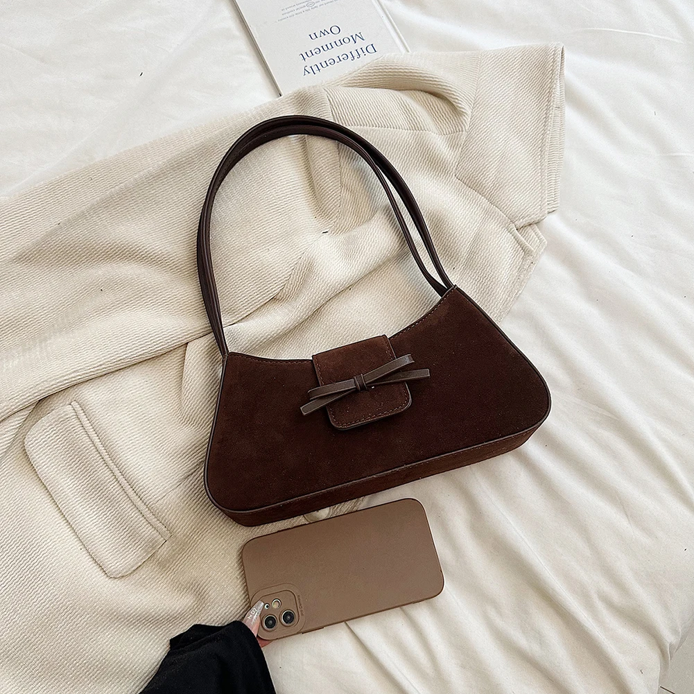 Autumn and Winter Vintage Women Bag Large Capacity Suede Shoulder Bag Solid Color Simple Casual Commuter Bag Retro Underarm Bag
Autumn and Winter Vintage Women Bag Large Capacity Suede Shoulder Bag Solid Color Simple Casual Commuter Bag Retro Underarm Bag