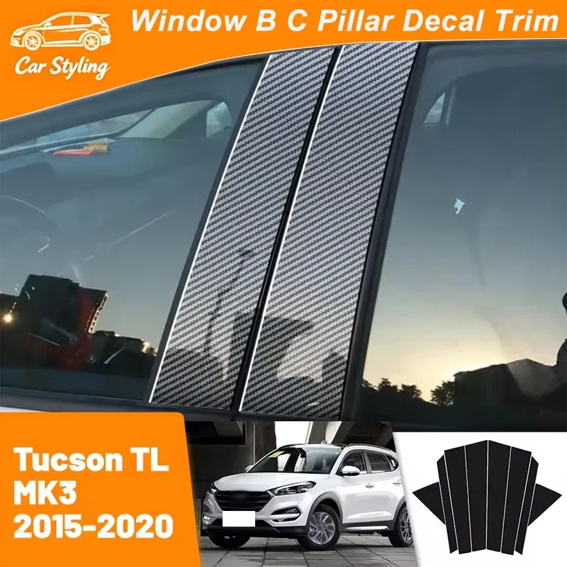 For Hyundai Tucson TL MK3 2015-2020 2016 2017 2018 2019 Carbon Fiber Window Door Column Deal B C Pillar Post Cover Trim Sticker
For Hyundai Tucson TL MK3 2015-2020 2016 2017 2018 2019 Carbon Fiber Window Door Column Deal B C Pillar Post Cover Trim Sticker