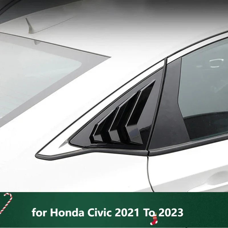 New! Window Louver Side Vent Trim for Honda Civic 2021 To 2023 Car Rear Window Shutter Cover Trim Gloss Black Accessories
New! Window Louver Side Vent Trim for Honda Civic 2021 To 2023 Car Rear Window Shutter Cover Trim Gloss Black Accessories