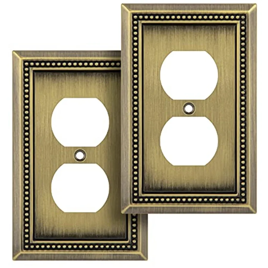 Sunken Pearls Heavy Duty Decorative Wall Plate Switch Plate Outlet Cover Single Duplex, 2 Pack
Sunken Pearls Heavy Duty Decorative Wall Plate Switch Plate Outlet Cover Single Duplex, 2 Pack