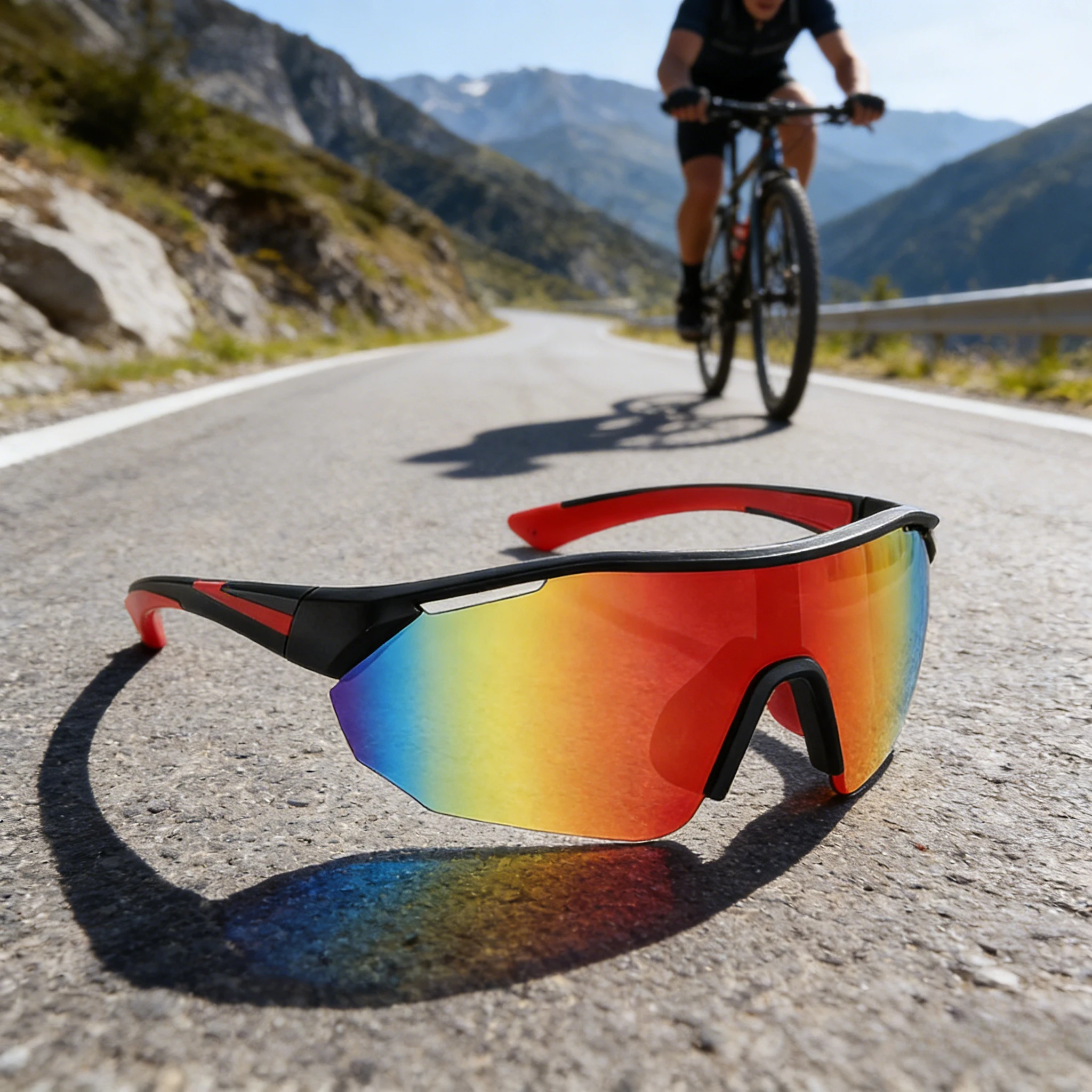 Легкие поляризованные спортивные солнцезащитные очки - защита от УФ-излучения UV400 для велоспорта, бега и активного отдыха на природе
Легкие поляризованные спортивные солнцезащитные очки - защита от УФ-излучения UV400 для велоспорта, бега и активного отдыха на природе