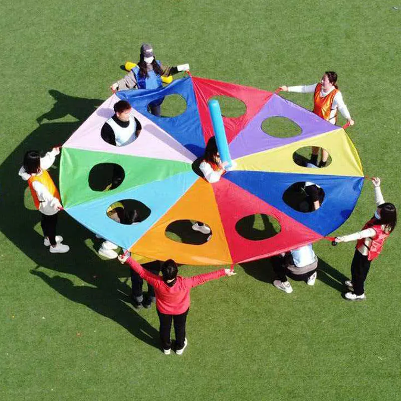 Children Games Rainbow Parachute 2M 3M 4M 5M Playground Party Outdoor Fun Coordination Teamwork Activities For Kids Teens Adults
Children Games Rainbow Parachute 2M 3M 4M 5M Playground Party Outdoor Fun Coordination Teamwork Activities For Kids Teens Adults